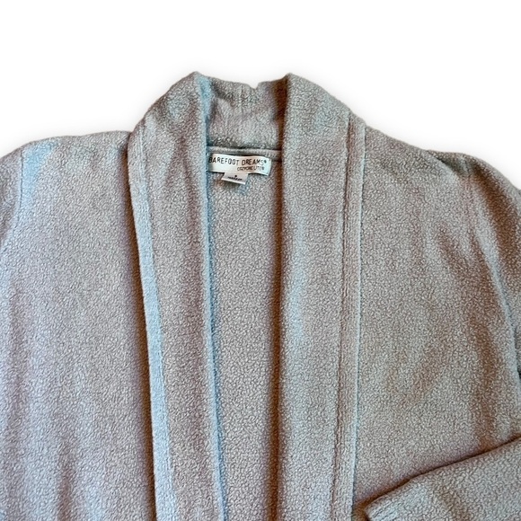 Barefoot Dreams Cardigan Cozy Chic Lite Essential Long Open Front Pockets Small - Picture 2 of 9